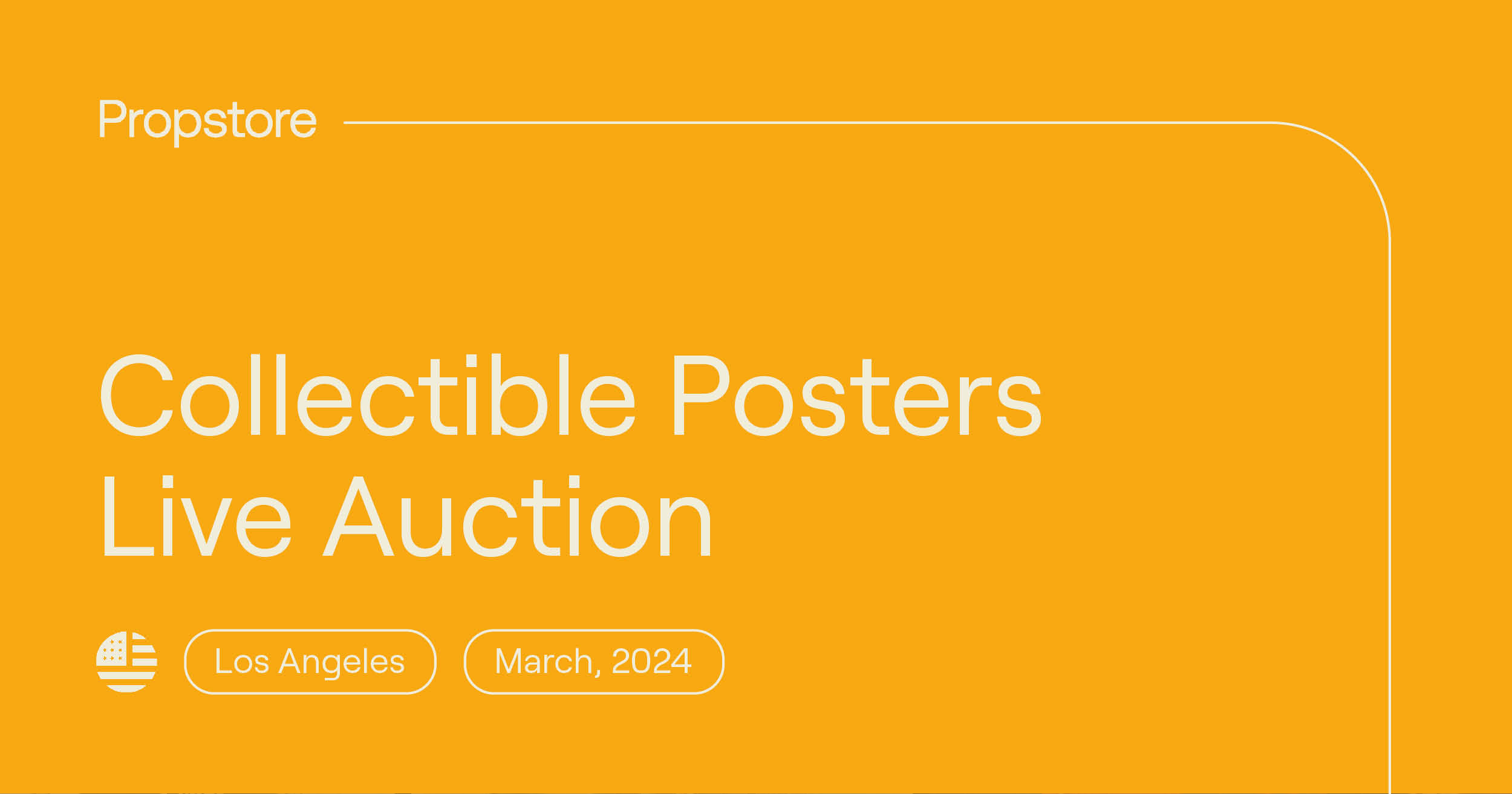 Collectible posters live auction los angeles april 2024
